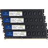 Timetec 32GB KIT (4x8GB) DDR3L / DDR3 1600MHz (DDR3L-1600) PC3L-12800 / PC3-12800 Non-ECC Unbuffered 1.35V/1.5V CL11 2Rx8 Dual Rank 240 Pin UDIMM Memoria per PC Desktop RAM (SDRAM)
