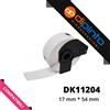 compatibile con BROTHER Etichette Compatibili per BROTHER P-Touch (DK-11204) (17x54) (400pz)