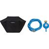 Campingaz BBQ ACCY Cover Copertura Barbecue, Resistente ad Acqua e intemperie, Cordoncino Black & Regolatore Di Pressione Del Gas Accessorio Per Barbecue E Grill