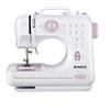 MARIG Macchina da cucire per principianti con doppio filo/cucito con 12 cuciture integrate/mini macchina da cucire domestica/macchina da cucire elettrica portatile