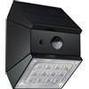 V-TAC Lampada LED Solare da Giardino 25W CCT con Sensore PIR Nero IP65 - SKU 24096