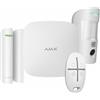 Ajax StarterKit Cam HDR (8EU) ASP Kit Allarme Professionale Wireless 2G Bianco GPRS/Ethernet - Cod. 156253.381.WH1
