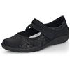 Remonte Rieker R3510, Ballerine Donna, Nero, 37 EU