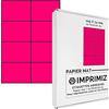 Imprimiz Etichette Adesive multiuso A4-105 x 74 mm - Colore fluo Rosa Opaco - 200 Etichette / 25 fogli - Per stampanti Laser/a getto d'Inchiostro