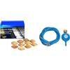 Campingaz 205636 Mattonelle In Ceramica, Multicolore, 25 x 20 x 15 Cm & Regolatore Di Pressione Del Gas Accessorio Per Barbecue E Grill, 15 x 25 x 5 Cm