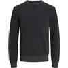 JACK & JONES Maglione da Uomo Jjeglobe Knit Crew Neck Noos, Farina d'avena, XXL