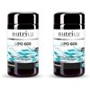 NUTRIVA LIPO 600, integratore alimentare a base di Acido Alfa lipoico. Ha un'azione antiossidante forte. 30 compresse. Vegano. C2P® Tech (Confezione da 2)