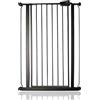 Safetots Cancello di Sicurezza Extra Alto in Metallo con Chiusura a Pressione, 75cm - 82.6cm, Nero Opaco, Altezza 104cm, Cancello per Scale Extra Alto, Cancello per Bambini Alto