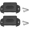 VOANZO Set di 2 supporti radio per veicolo, supporto per walkie-talkie portatile per auto, compatibile con Motorola Baofeng Midland e qualsiasi radio con CLI posteriore