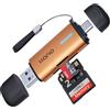 llano Lettore di schede SD per UHS-I, USB-C 2-in-1 SD Card Reader(5 Gbit/s)