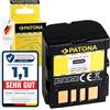 PATONA BN-VF707U Batteria 700mAh - Ricambio per JVC BN-VF707 / BN-VF714 / BN-VF733 - per GR-D239 GR-D270 GZ-MG100 GZ-MG505 GR-DF420 - riserva per riprese in Viaggio