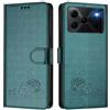 MOJIA Cover per Doogee Note 56 / Note 56 Plus/Note 56 Pro, Custodia Portafoglio in Pelle PU Premium, Custodia a Libro per Telefono con Porta Carte Con Funzione Antifurto RFID. Verde scuro
