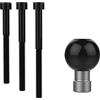 RAM MOUNTS ADATTATORE RAM-MOUNT RAM-B-367U CON SFERA DI TIPO B FORATA PER INSERIMENTO VITI DA 8mm