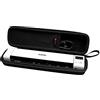 XANAD Custodia per Brother DS940DW / DS640 / DS740D / Epson Workforce DS-70 / DS-80W Scanner Portatile Compatto Professionale A4 Nero