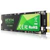 KEXIN 256GB Interno SSD Fino a 2800MB/s M.2 PCLe 3.0 NVMe SSD Internal Solid State Drive
