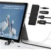 Rytaki Pro Docking Station per Surface Go 4/3/2/1, Hub USB C 4-in-2 con HDMI 4K, Porta USB 3.0 (5Gbps), USB 2.0 e Jack Audio 3,5mm, Adattatore Specifico per Surface Go