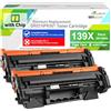 GREENPRINT 139X W1390X (139A W1390A) con CHIP Cartucce Toner Compatibili 2 Nero High Yield 4000 Pagine per 3002dw 3002fdw 3102fdw 3102fdn, Non Compatibile con H P+ Modelli che terminano con e