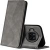 ZONNAVI Cover per Xiaomi Mi 10T Lite 5G, Flip Custodia Pelle PU con [Slot Cart] [Supporto Stand] [Magnetica], Cover a Libro Portafoglio per Xiaomi Mi 10T Lite 5G (Grigio)