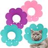 Amexo 3Pcs Collare Protettivo Gatto Regolabile Morbido e Comodo Collari per Recupero Collare Protettivo Gatto per Leccatura Anti-morso Ferita Recupero Guarigione M