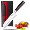 imarku Coltello Cucina, 17cm Coltelli da Cucina Professionali Giapponese, Coltello Chef Acciaio Inox con Impugnatura Ergonomica