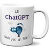 L'Esprit Des Anges Tazza regalo gatto umorismo intelligenza artificiale - Il gatto GPT non è un felino - originale divertente divertente e divertente compleanno