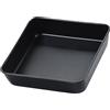 Herogo Teglia da forno antiaderente quadrata piccola da 20,3 cm, 21 x 5 cm | Vassoio profondo per torta, per cuocere, arrostire, servire, in acciaio inox, per matrimoni, compleanni, atossici e sani