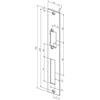 eff eff EFF-EFF -94A35-01 Effeff - Lamiera di chiusura piatta Profix-2 94A chiusa per apriporta elettrico, universale, in acciaio inox 94A35-01, argento