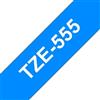 BROTHER Nastri compatibile con Brother TZE-555 - bianco su blu - 8 metri - 24MM