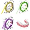 SKDFHOD 3 Rotoli Strisce Abrasive Interdentali, Carta Smeriglio e Strisce di Lucidatura per Spazi Interdentali, 20μm 30μm 50μm 4mm x 6m Carta Vetrata per Dentisti, per Levigatura, Pulizia