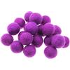 Zasy Foam Filled 30mm Palline di Feltro di Lana Fai da Te Garland Beads Accessori di Gioielli di Moda 20 Pezzi (Viola)