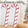 YUYWWAN Bastoncini di Zucchero Gonfiabili, 2 Pezzi 120 cm Bastoncino di Zucchero Gonfiabile Natale, Decorazioni Natalizie Caramelle Gonfiabile per Decorazioni Natalizie all'interni ed Esterni (120cm-2pcs)