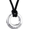 InfuMemo Collane con urna per ceneri in acciaio inox con ciondolo a forma di urna commemorativa, cerchio della vita, eternità, cremazione, ceneri di cremazione, gioielli con urna commemorativa - Always in my