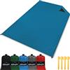gipfelsport Coperta da Picnic - Coperta Montagna, Coperta da Spiaggia | Durevole, Portatile, Leggero, Impermeabile | 200x140cm | Blu