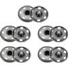QUARKZMAN 5 Set Bottoni Automatici a Pressione 21mm Bottoni a Pressione da Cucire Metallo Accessori per Chiusura Borse Vestiti Jeans Cucito Artigianale, Nero