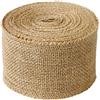 RUSPEPA Tessuto Largo Di Tela Da 7 cm - Rullo Di Nastro Rustico Per Decorazione Di Favore Arti Artigianali Artigianali Fai Da Te, 10 Metri