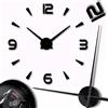 Retoo Orologio da parete 3D fai da te, 70-130 cm, senza cornice, da incollare, moderno orologio da parete con meccanismo silenzioso, dimensioni variabili, per decorazione, soggiorno, camera da letto