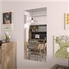 WEER 8 Pezzi Specchi Adesivi da Parete senza Cornice, 29x29cm Vetro Temperato Piastrelle a Specchio Autoadesive per Palestra, Bagno, Camera da Letto & Decorazione Murale Fai da Te