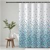 KAIMEIYU Tenda da Doccia in Poliestere Tenda da Bagno in Tessuto Lavabile in Lavatrice con 12 Anelli Impermeabile 180 x 180 cm Blu