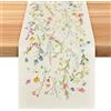 AIEDECOPT Runner da Tavolo Primaverile, 33x183 cm Runner da Tavola Pasquale, Runners da Tavoli Fiori, Decorazione Tavola Moderno per Sala da Pranzo, Cucina, Pasqua, Matrimonio, Festa di Primavera (B)