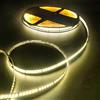 Fosingut Striscia LED Bianco Neutro 20 Metri,24V Strisce LED da Interno SMD 3528,180LEDs/m 8mm Alta Luminosità Nastro Luce Adesiva per Plafoniera,Sottopensile Cucina,Camera,Scale,Armadio,Casa DIY Deco