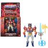 Masters of the Universe Masters of Universe Origins x Transformers - He-Man con armatura di Optimus Prime, action figure MOTU snodata da collezione con accessori e mini-fumetto inclusi, 6+ anni, JGT18