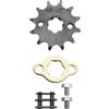 Be In Your Mind Sii nella tua mente Be in Your Mind 428 12T 17 mm Moto Anteriore pignone Catena Fermo Piastra di Fissaggio armadietto per 50cc 70cc 90cc 110cc 125cc Dirt Pit Bike Mini Bike ATV 4 Ruote ciclomotore