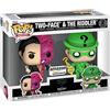 Funko Pop! Heroes: Batman - Two-Face - (1995) - 2 Pack Two Face & Riddler - (Glow) - DC Comics- Esclusiva Amazon - Figura in Vinile da Collezione - Idea Regalo - Merchandising Ufficiale