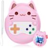 CYUXING 3 pellicole protettive per Tamagotchi Paradise, custodia in silicone con cordino, pellicola trasparente antigraffio, accessori per Tamagotchi Paradise, protezione antiurto per tutto il corp