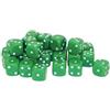Warlord Games 30 Green D6 10mm