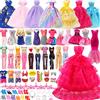 Sumtoco 78 Pezzi Vestiti Bambola E Accessori, Includere Abito Da Festa, Gonna, Top E Pantaloni, Costumi Da Bagno, Collane, Corone, Pcs Scarpe, Appendiabiti, Per 30 Cm/11.5 Pollici Bambola, Regalo Ragazza