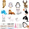 Vicloon 12PCS Confezione da Cucito in Feltro per Bambini, Kit Fai Da Te in Feltro, Bambini Regali Creativi e Materiali Artigianato, Kit da Cucire Set per Bambini Educativi e Principianti (Polari)