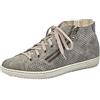 Rieker L9427 - Sneaker a Collo Alto Donna, Grigio (Smoke/Schwarz), 40 EU