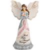Pavilion Gift Company 82335 Sopravvissuto Angelo Figurina, 16,5 cm, Grigio