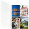 HONGECB 30 Pack 240 Tasche A4 Foto Maniche per Raccoglitore ad Anelli A4, Buste Trasparenti per Cartoline, Guaine Trasparenti per Cartoline, 4 Scomparti, Proteggi Pagine Fotografiche su Entrambi i Lati